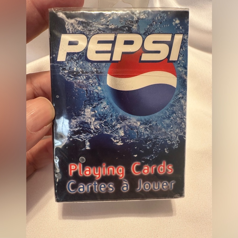 Vintage 1995 Pepsi Cola Playing Cards Plastic Coated Hoyle Model 6902 SEALED New